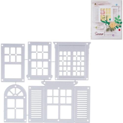 YaMinSanNiO Cottage Window Metal Cutting Dies Stencils For DIY Scrapbooking Photo Album Decorative Embossing DIY Paper Cards New