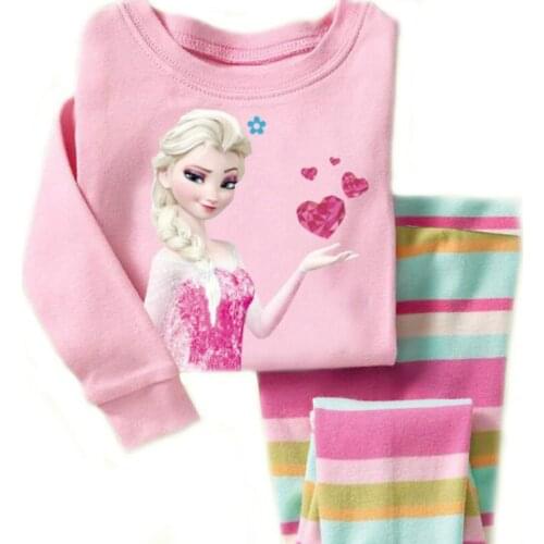 Autumn Winter Baby Girls Clothes Pajamas Sets Boy Pyjamas Kids Homewear Cotton Nightwear Childrens Indoor Clothing Pijamas Suit