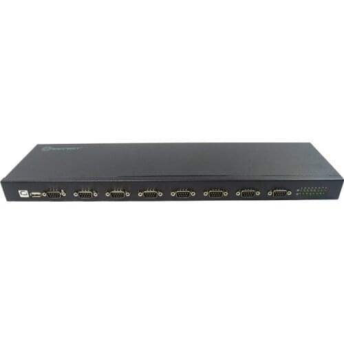 USB 2.0 to 8 Ports RS232 Adapter Convertor DB9 COM RS-232 Serial Port Multiplier USB2.0 TO RS232 HUB