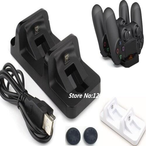 PS4 Dual USB Charging Dock Station Holder Charger Stand For Sony PS4 Slim Pro PlayStation 4 Gamepad Controller Power Supply