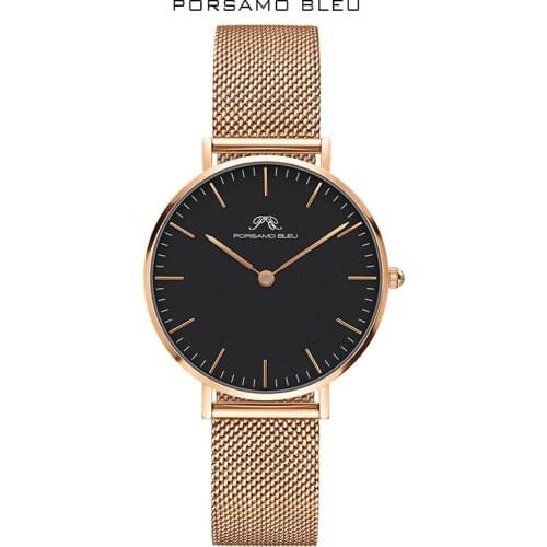 PORSAMO BLEU Ladies Gold Watch