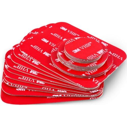 Strong double-sided adhesive tape with various sizes round/rounded square