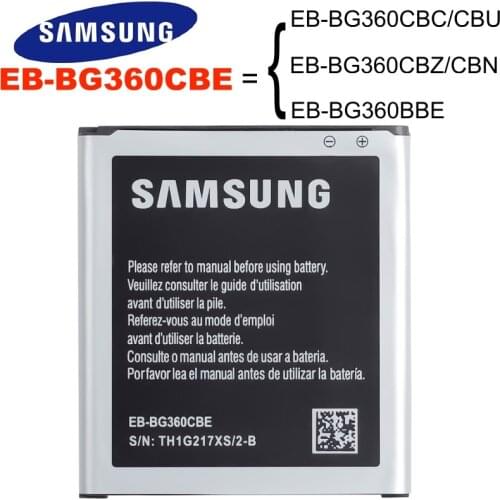 Samsung Battery EB-BG360CBC EB-BG360CBE/CBU/CBZ/CBN EB-BG360BBE EB-BG360CBN For Samsung Galaxy CORE Prime G3606 G3608 G3609