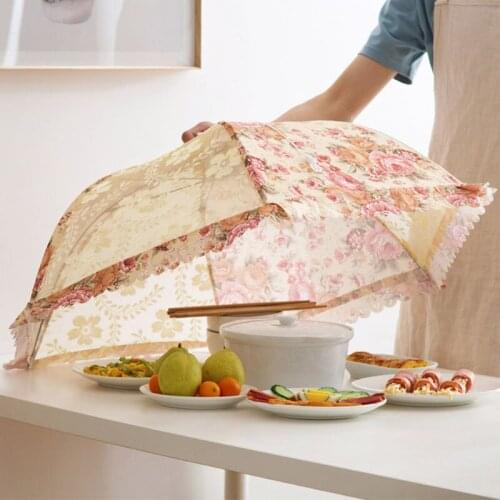 Foldable Food Dust Covers Insulation Meal Covers Kitchen Supplies Home Decoration Storage Organizer Household Items