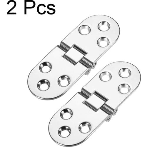 2pcs Folding Table Zinc Alloy Hinges For Flip Top Table Cabinet Door Furniture For Computer Desk, Sewing Machine Windows Doors