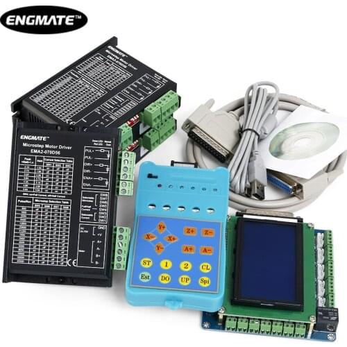 SAVEBASE CNC Kit Standard 3 Axis With Keypad Display & EMA2-070D56 DM756D Stepper Drivers For DIY Router/Mill/Plasma