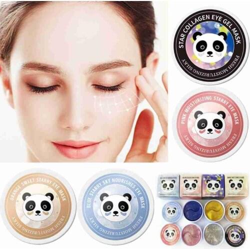 Eyes Care Beauty Collagen Gel Patches 60 Pcs Anti-Wrinkle Remove Puffiness Moisturizing Anti Dark Circles Sleeping Eye Mask