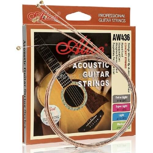 Alice AW436 accoustic phosphor bronze guitar strings AW436SL