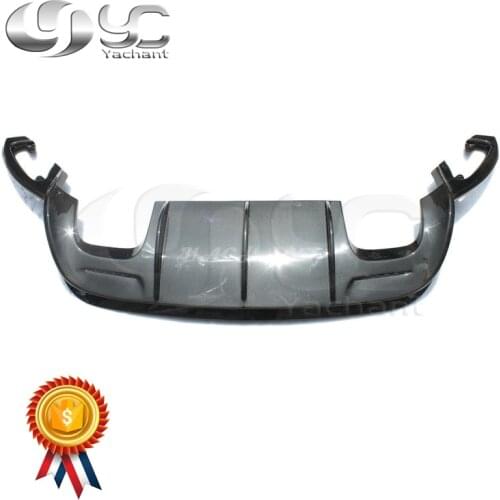 Car-Styling Auto Accessories Carbon Fiber Rear Bumper Lip Fit For 2008-2013 X6M E71 VRS Style Rear Lip Diffuser