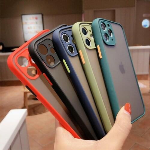 Phone Cases For OnePlus 8 Pro 6 6T 7t Skin Feel Silicone Shockproof Matte Translucence Cover For One Plus 7 7T 8 Pro 1+7 1+8 1+6