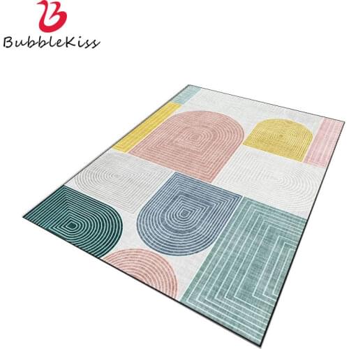 Bubble Kiss Small Fresh Carpets For Living Room Modern Geometry Home Large Area Rugs Customized Bedroom Decor Non-Slip Door Mat