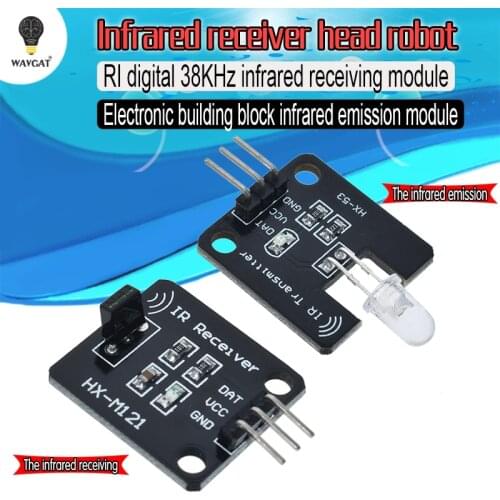 1set/lot 38KHz IR Infrared Transmitter Module IR Digital Infrared Receiver Sensor Module For Arduino Electronic Building Block