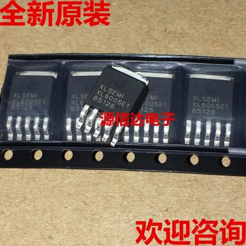 5PCS New imported XL6005E1 XL6005 chip TO-252-5 boost constant current IC chip real picture shooting