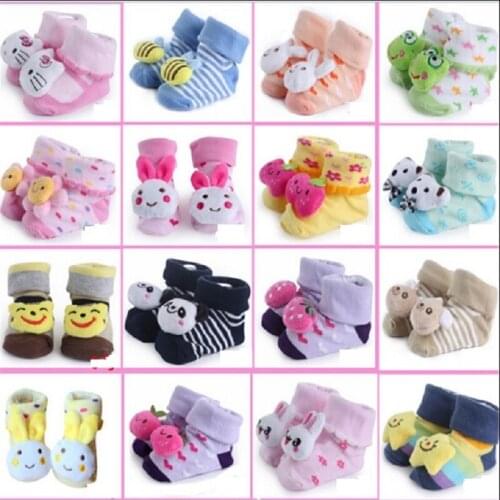 Newborn Socks 0-12month Baby Boy Sock for girls socks Infant Bebe Sock pantufa cotton non-slip