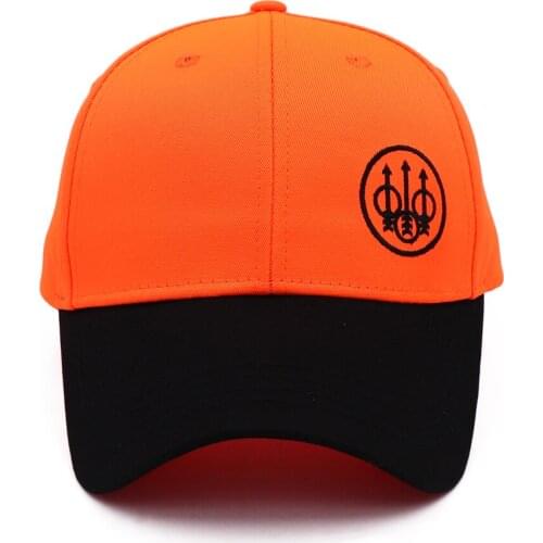 2021 new Leita gun logo men and women outdoor tactical baseball cap fashion embroidery fluorescent orange hat