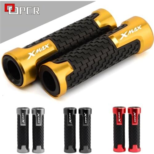 New With LOGO x-max Gold For yamaha xmax300 Xmax 125 300 250 400 7/8" Handle grip ends Motorcycle Handlebar Grips