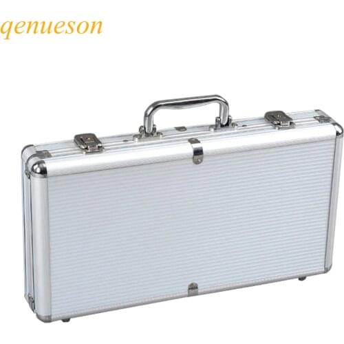 New Hot High Quality Texas Poker Chips 300 pcs Poker Cards Game Set Portable Non-slip Mat Aluminum Case Poker Chips Box qenueson