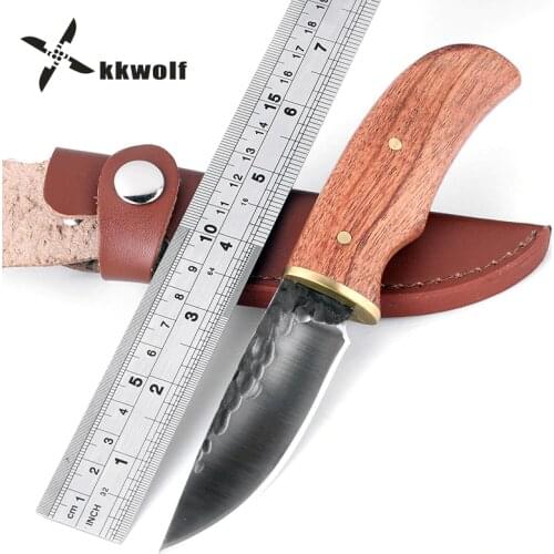 Handmade Camping Hunting knife Practical Portable Fixed knives Outdoor Survival Rescue Tactics Folding Knife Karambit EDC Tools