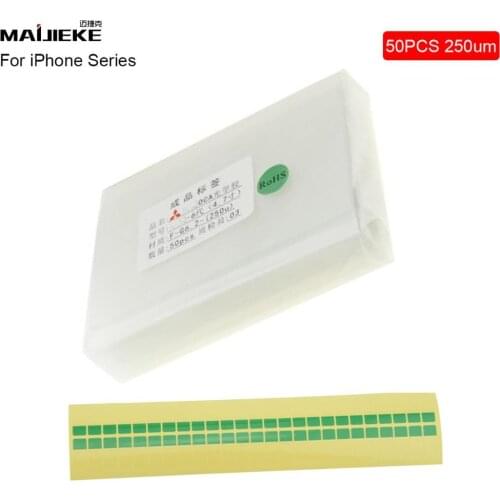 250um OCA Optical Clear Adhesive For iPhone 11 pro max XS Max XR X Xr 8 7 6s 6 plus 5s 5 4s Double Side Sticker LCD Glass Repair