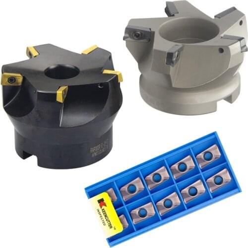 RAP 300R/400R 50-22-4T 63-22-4T 80-27-5T 100-32-6T 75 Degree Positive Head APMT insert CNC Milling Cutter face mill cutter