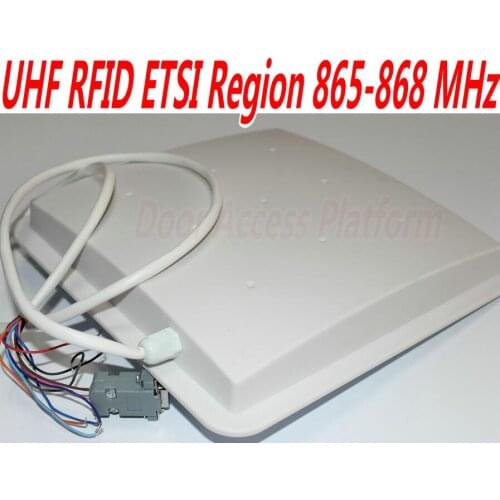UHF RFID in ETSI Region 8M card reading UHF Reader 865-868MHz+ RS232,Wiegand for Access Controller System and Car Parking system