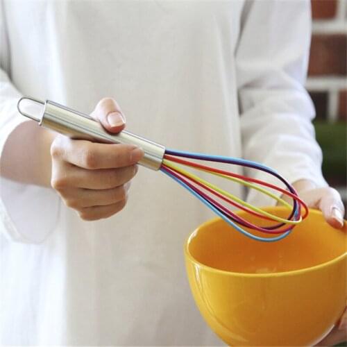 Stainless Steel Egg Whisk Hand Mixer Beater Home Kitchen Shovel Cooking Eggs Tools Milk Frother Maker Kitchen Accessories