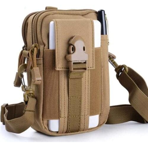 Army Fan Tactics Waist Bag Outdoor Movement Camouflage Sports Shoulder Bags Cell Phone Coin Purse Multi-functional Bag