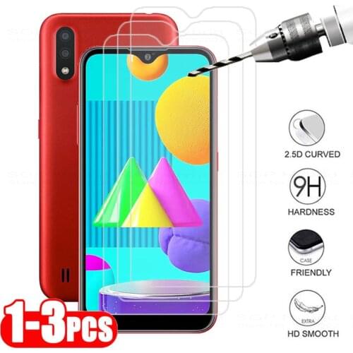 1-3pcs Protective Glass For Samsung Galaxy M01 M 01 01M Screen Protector Film Shield Glass Safty Armor Cover samsongM01