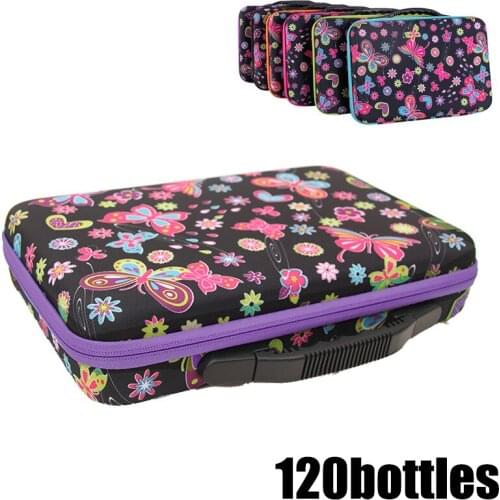 120Bottles 5d Diamond Painting Accessories Tools Storage Bag Carry Case Diamond Embroidery Tools Container Bag