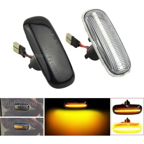 2 pieces Led Dynamic Blinker Side Marker Lights Flowing Water Turn Signal Sequential Lamps For Audi A3 S3 A8 D2 TT 8N