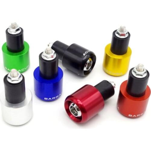 22mm Motorcycle Handlebar Grips Ends Counterweight Fists Plugs FOR bajaj pulsar 200 ns yamaha xvs 1100 nmax Honda crf250r