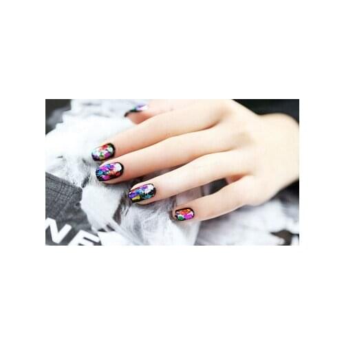 50sets 12pcs/set Designs Nail Art Transfer Foils Sticker Adhesive Nail Polish Nail Tips Decorations Accessories DHL