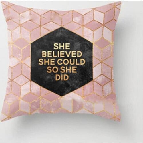 Shining Printed Throw Pillow Case Sofa Cushion Cover Home Decor Gift 45x45cm AUG889