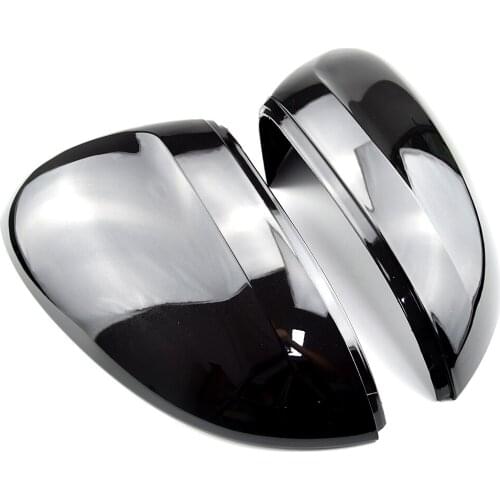 Carbon Look black Auto Side Rearview Mirror Cover Shell For VW Passat B8 2016-2019 3G0857537H 3G0857538H