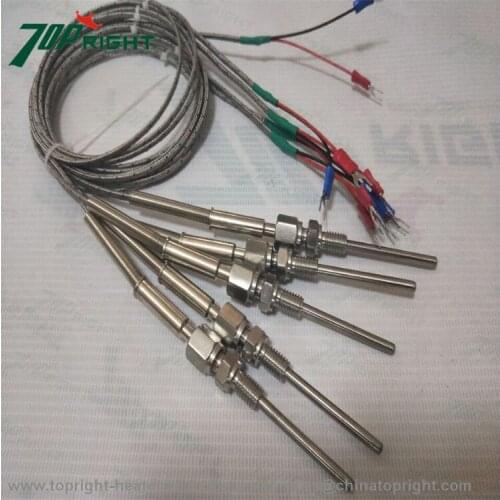 K-type thermocouple Probe dia.4x30mm with M8 thread