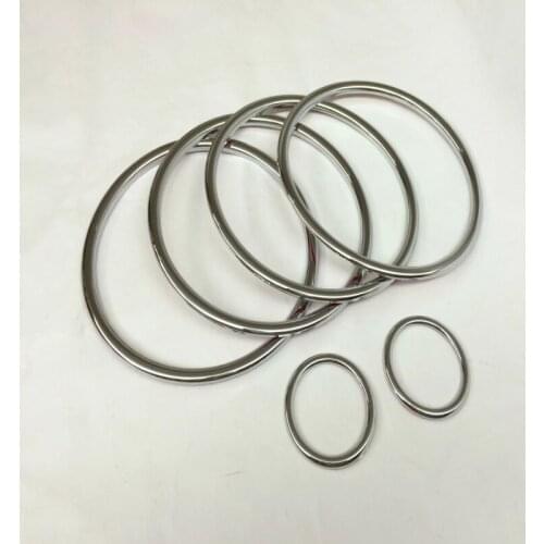 For Ford Escape Kuga 2013 2014 2015 2016 2017 ABS Glossy Door Stereo Speaker Collar Ring Cover Trim Bezel Molding Decoration 6pc