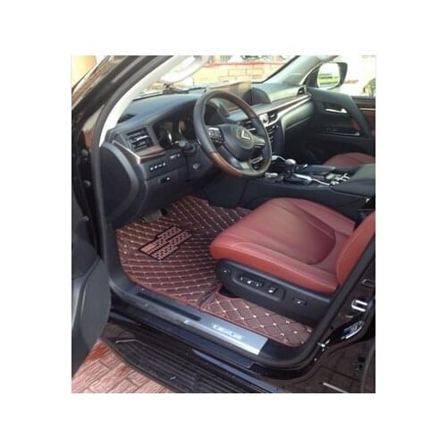 Good quality! Special car floor mats for Lexus LX 570 5 seats 2020 waterproof durable carpets for LX570 2019-2007,Free shipping