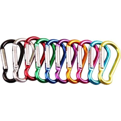20 PCS Aluminum Alloy Carabiner Outdoor Hanging Buckle Water Bottle Bag Buckle Durable Carabiner Quick Hanging