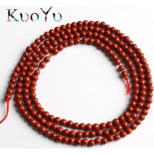 2/3mm Natural Stone Red Jaspers Beads Round Loose Spacer Beads For Jewelry Making DIY Earrings Bracelet Accessories 15Inches