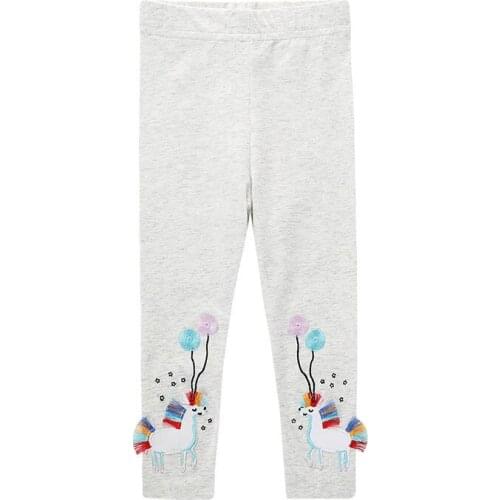 Baby Girls Unicorn Cartoon Leggings Pants Kids Spring Autumn Cotton Clothing Printed Unicorns New Fashion Pants