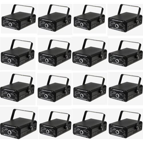 10W Mini Single hole RGB 3in1 Laser Light Sound Control Stage Pattern Laser Projector Disco Dance Party Wedding DJ Effect Light