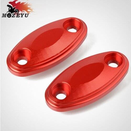 Motorcycle CNC Aluminum Windshield Rear View Side Mirrors Bracket Hole Cap Clamp Cover for Honda CBR650F CBR 650F 2014-2018 2019