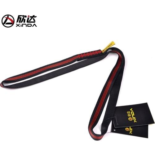 XINDA 22KN 60cm-220cm Polyester rock Climbing Sling Bearing Strap Reinforce Rope belt Load-bearing Bandlet mountaineer equipment