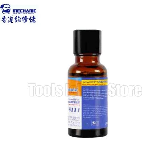 MECHANIC 20ML/bottle 5111 Back cover disassembly auxiliary liquid Glass Cover Glue Remover for iPhone 8/8P/X