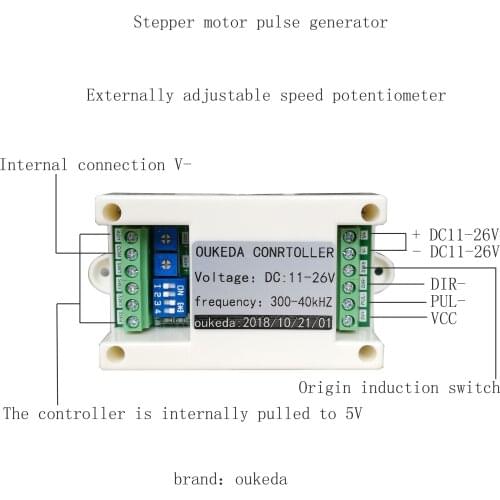 Stepper motor pulse generator DC11-26V motor pulse controller signal generator simple PLC