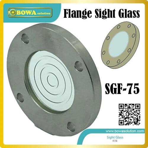 Glass monitoring windows used in chemical pipelines or water tanks or boilers to indicate medium level or status changes