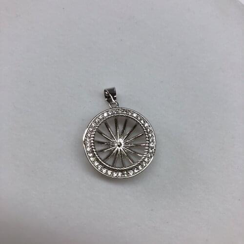 Bridal Design Pendant Base Mountings Findings Jewelry Settings Parts for Female Women Pearls Beads Stones Crystal Agate Coral