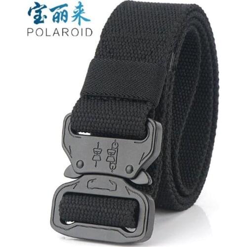 Tactical Belt Nylon 125x3.8 Outdoor Sports Belt Emergency Rescue Military Adjustable Belt with Metal Buckle Hunting Accessories