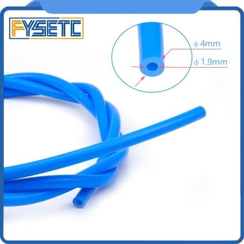 2M PTFE Tube Teflonto TL-Feeder hotend Rostock Bowden Extruder 1.75mm Filament ID 1.9mm OD 4mm Cloned Capricornus Tube