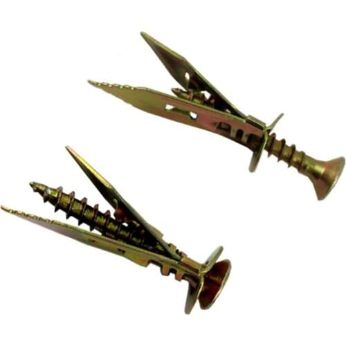 10pcs Self Drilling Anchors Screws Manganese Steel Home Self Drilling Drywall Anchor Kit Toggle